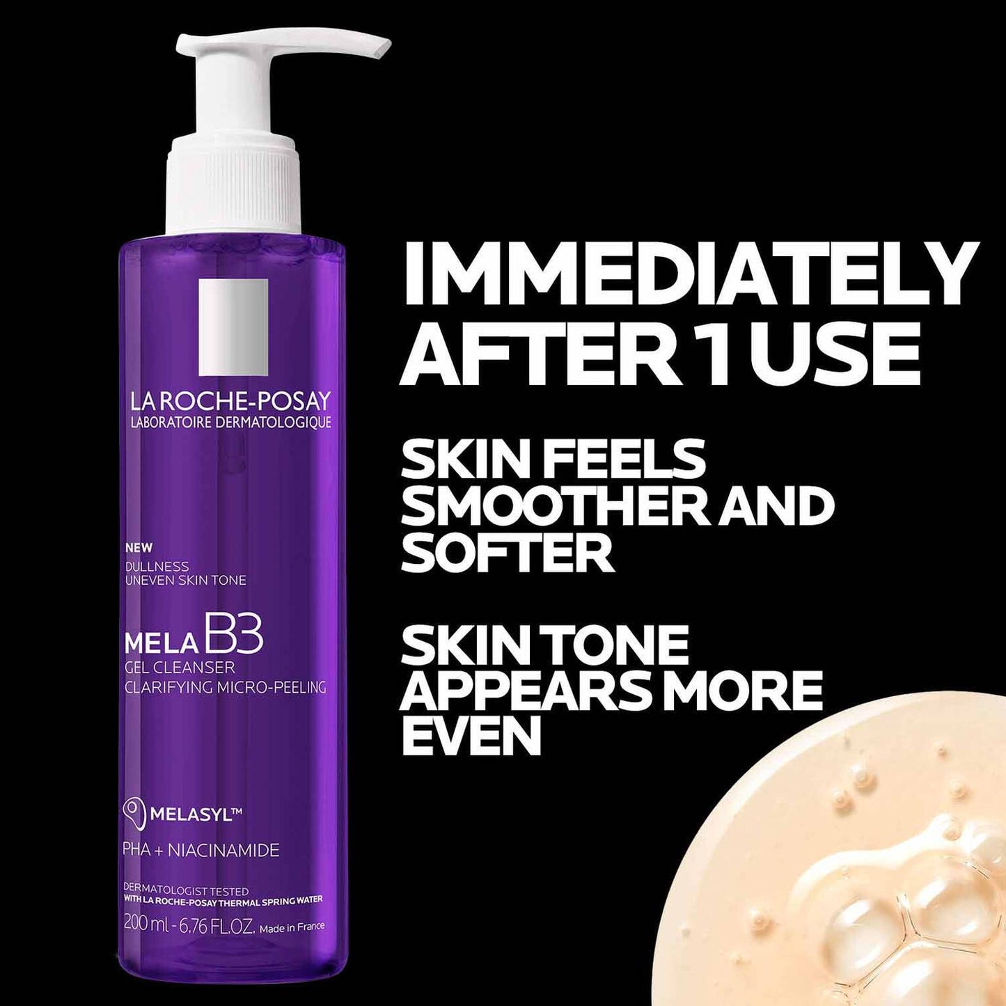 mela-b3-facial-gel-cleanser-with-melasyltm-niacinamide-r8 4_LaRochePosay-Product-MelaB3-MelaB3Cleanser-200ml-03337875890069-Benefits.jpg