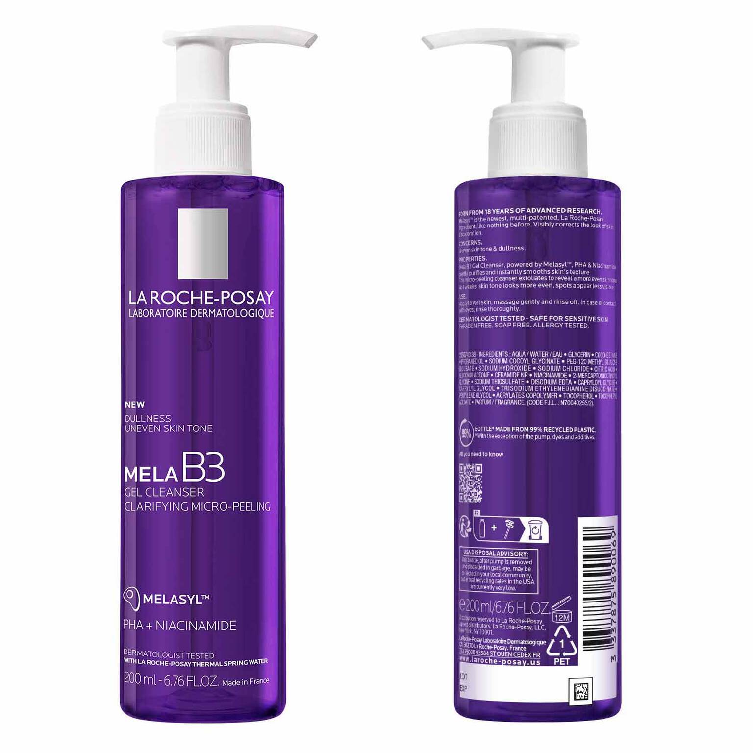 mela-b3-facial-gel-cleanser-with-melasyltm-niacinamide-r8 7_LaRochePosay-Product-MelaB3-MelaB3Cleanser-200ml-03337875890069-Back Packshot_REV.jpg